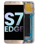 Replacement OLED Assembly With Frame Compatible with Samsung Galaxy S7 Edge (G935W8) (Service Pack) (Gold)