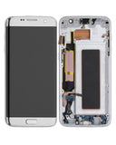Replacement OLED Assembly With Frame Compatible with Samsung Galaxy S7 Edge G935A (North American Version) (Refurbished) (Silver)