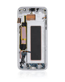 Replacement OLED Assembly With Frame Compatible with Samsung Galaxy S7 Edge G935A (North American Version) (Refurbished) (Silver)