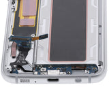 Replacement OLED Assembly With Frame Compatible with Samsung Galaxy S7 Edge G935A (North American Version) (Refurbished) (Silver)