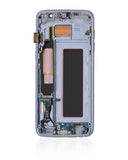 Replacement OLED Assembly With Frame Compatible with Samsung Galaxy S7 Edge G935A (North American Version) (Refurbished) (Black Onyx)