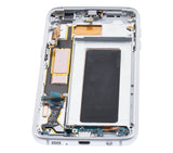 Replacement OLED Assembly With Frame Compatible with Samsung Galaxy S7 Edge G935A (North American Version) (Refurbished) (White Pearl)