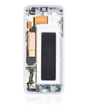 Replacement OLED Assembly With Frame Compatible with Samsung Galaxy S7 Edge G935A (North American Version) (Refurbished) (White Pearl)