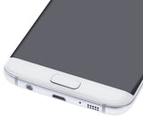 Replacement OLED Assembly With Frame Compatible with Samsung Galaxy S7 Edge G935A (North American Version) (Refurbished) (White Pearl)