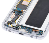 Replacement OLED Assembly With Frame Compatible with Samsung Galaxy S7 Edge G935A (North American Version) (Refurbished) (White Pearl)