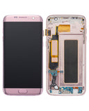 Replacement OLED Assembly With Frame Compatible with Samsung Galaxy S7 Edge G935A (North American Version) (Refurbished) (Rose Gold)