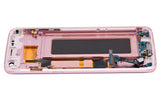 Replacement OLED Assembly With Frame Compatible with Samsung Galaxy S7 Edge G935A (North American Version) (Refurbished) (Rose Gold)