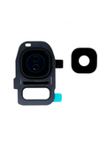 Replacement Back Camera Lens Compatible with Samsung Galaxy S7 / S7 Edge (Black)