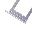 Replacement Single Sim Card Tray Compatible with Samsung Galaxy S7 Edge (Silver)