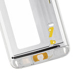 Replacement Mid-Frame Housing Compatible with Samsung Galaxy S7 Edge (With Small Parts) (White)