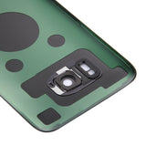 Replacement Back Cover Glass With Camera Lens Compatible with Samsung Galaxy S7 Edge (No Logo) (Aftermarket Plus) (Black)