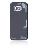 Replacement Back Cover Glass With Camera Lens Compatible with Samsung Galaxy S7 Edge (No Logo) (Aftermarket Plus) (Silver)