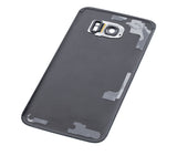 Replacement Back Cover Glass With Camera Lens Compatible with Samsung Galaxy S7 Edge (No Logo) (Aftermarket Plus) (Silver)