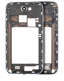 Replacement Mid-Frame Housing Compatible with Samsung Galaxy Note 2 (With Small Parts) (Titanium Gray)