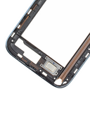 Replacement Mid-Frame Housing Compatible with Samsung Galaxy Note 2 (With Small Parts) (Titanium Gray)