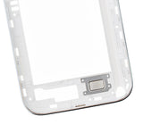 Replacement Mid-Frame Housing Compatible with Samsung Galaxy Note 2 (With Small Parts) (White)