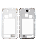 Replacement Mid-Frame Housing Compatible with Samsung Galaxy Note 2 (With Small Parts) (White)
