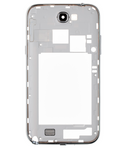 Replacement Mid-Frame Housing Compatible with Samsung Galaxy Note 2 (With Small Parts) (White)