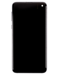 Replacement OLED Assembly With Frame Compatible with Samsung Galaxy S10e (Used OEM Pull: Grade A) (Prism Blue)