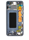 Replacement OLED Assembly With Frame Compatible with Samsung Galaxy S10e (Used OEM Pull: Grade A) (Prism Blue)
