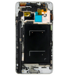 Replacement OLED Assembly With Frame Compatible with Samsung Galaxy Note 3 (Refurbished) (Verizon / Sprint) (White)