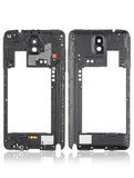 Replacement Mid-Frame Housing Compatible with Samsung Note 3 N900A (Black)