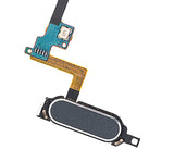Replacement Home Button With Flex Compatible with Samsung Galaxy Note 4 (Black)