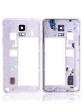 Replacement Mid-Frame Housing Compatible with Samsung Galaxy Note 4 (With Small Parts) (White)