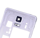 Replacement Mid-Frame Housing Compatible with Samsung Galaxy Note 4 (With Small Parts) (White)