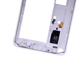 Replacement Mid-Frame Housing Compatible with Samsung Galaxy Note 4 (With Small Parts) (White)