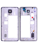 Replacement Mid-Frame Housing Compatible with Samsung Galaxy Note 4 (With Small Parts) (White)