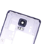 Replacement Mid-Frame Housing Compatible with Samsung Galaxy Note 4 (With Small Parts) (Black)