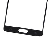 Replacement Front Glass Compatible with Samsung Galaxy Note 4 (Black)