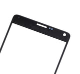 Replacement Front Glass Compatible with Samsung Galaxy Note 4 (Black)