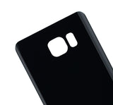 Replacement Back Cover Glass Compatible with Samsung Galaxy Note 5 (No Logo) (Aftermarket Plus) (Black Sapphire)