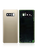 Replacement Back Cover Glass With Camera Lens Compatible with Samsung Galaxy Note 8 (No Logo) (Aftermarket Plus) (Maple Gold)