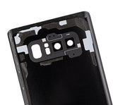 Replacement Back Cover Glass With Camera Lens Compatible with Samsung Galaxy Note 8 (No Logo) (Aftermarket Plus) (Silver)