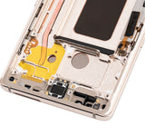Replacement OLED Assembly With Frame Compatible with Samsung Galaxy Note 8 (Refurbished) (Maple Gold)
