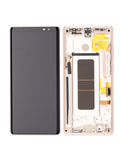 Replacement OLED Assembly With Frame Compatible with Samsung Galaxy Note 8 (Refurbished) (Maple Gold)