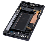 Replacement OLED Assembly With Frame Compatible with Samsung Galaxy Note 9 (Refurbished) (Midnight Black)