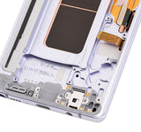 Replacement OLED Assembly With Frame Compatible with Samsung Galaxy Note 8 (Refurbished) (Orchid Gray)