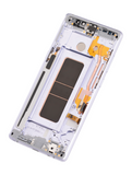 Replacement OLED Assembly With Frame Compatible with Samsung Galaxy Note 8 (Refurbished) (Orchid Gray)