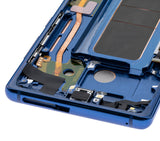 Replacement OLED Assembly With Frame Compatible with Samsung Galaxy Note 8 (Service Pack) (Blue)