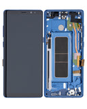 Replacement OLED Assembly With Frame Compatible with Samsung Galaxy Note 8 (Service Pack) (Blue)