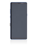 Replacement OLED Assembly With Frame Compatible with Samsung Galaxy Note 8 (Service Pack) (Blue)