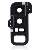 Replacement Back Camera Lens With Bracket / Bezel Compatible with Samsung Galaxy Note 8 (Midnight Black)