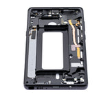 Replacement Mid-Frame Housing Compatible with Samsung Galaxy Note 8 (With Small Parts) (Midnight Black)