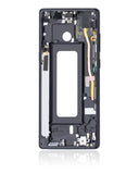 Replacement Mid-Frame Housing Compatible with Samsung Galaxy Note 8 (With Small Parts) (Midnight Black)