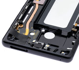 Replacement Mid-Frame Housing Compatible with Samsung Galaxy Note 8 (With Small Parts) (Midnight Black)