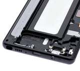 Replacement Mid-Frame Housing Compatible with Samsung Galaxy Note 8 (With Small Parts) (Midnight Black)